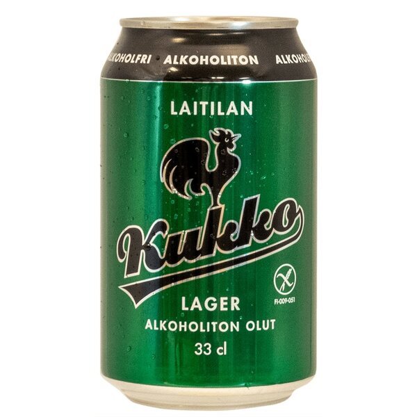 Kukko Lager Alcohol Free 0.33l - Linecut