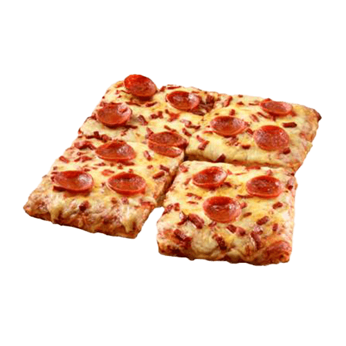 Pizza Slice Pepperoni - Linecut